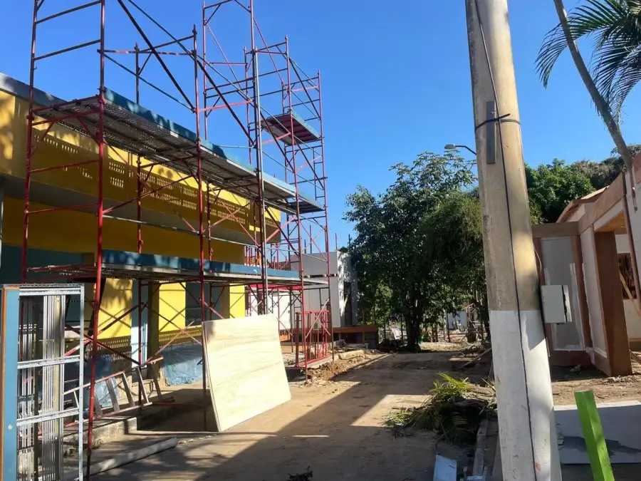 Andaime montado em obra da DRL no Rio de Janeiro