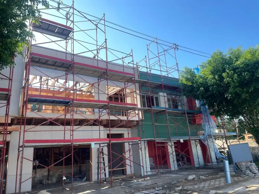 Andaime montado em obra da DRL no Rio de Janeiro